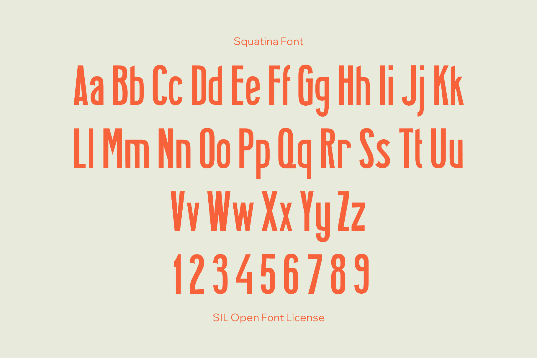 Squatina Font