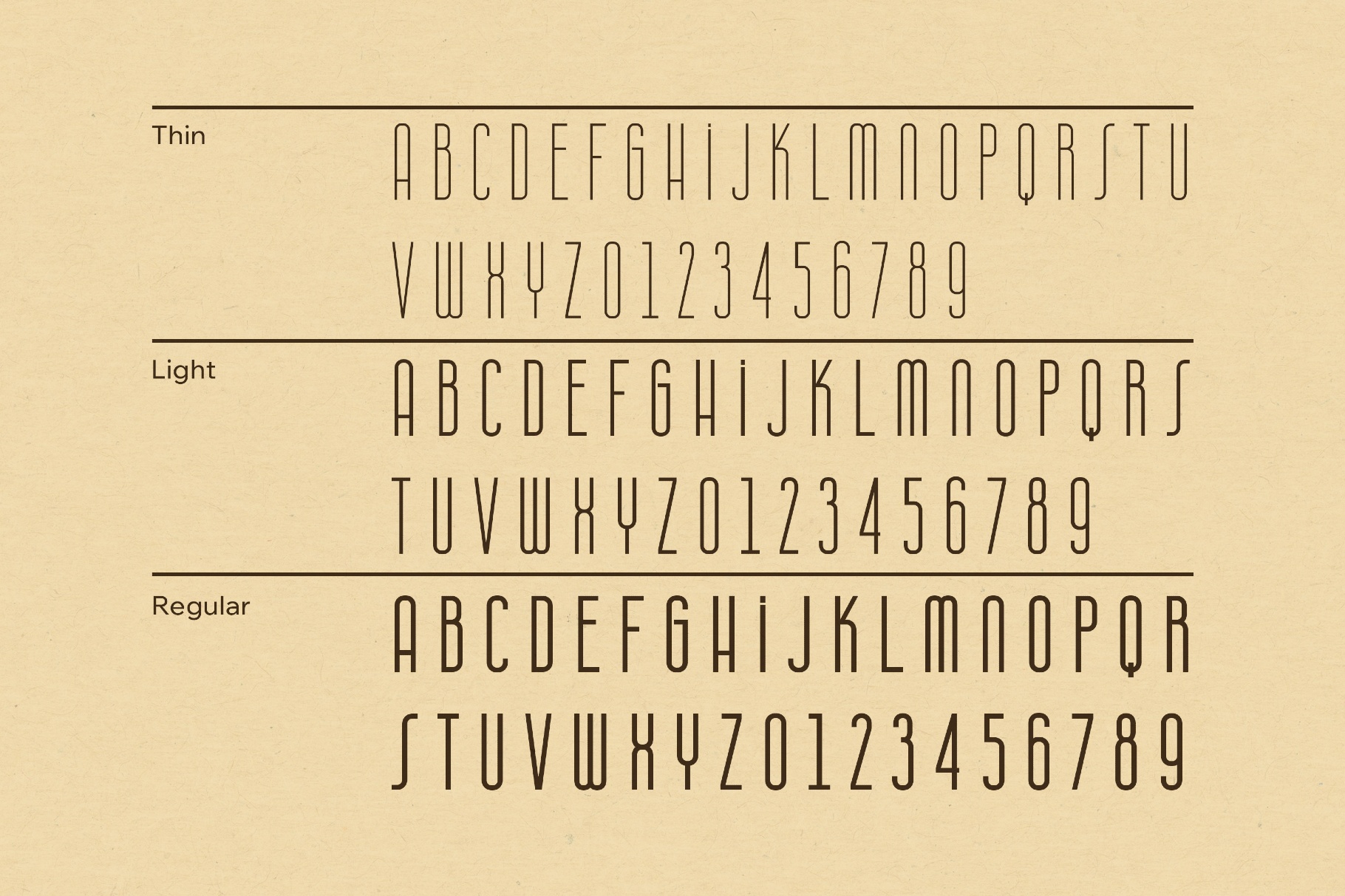 Westgate Typeface