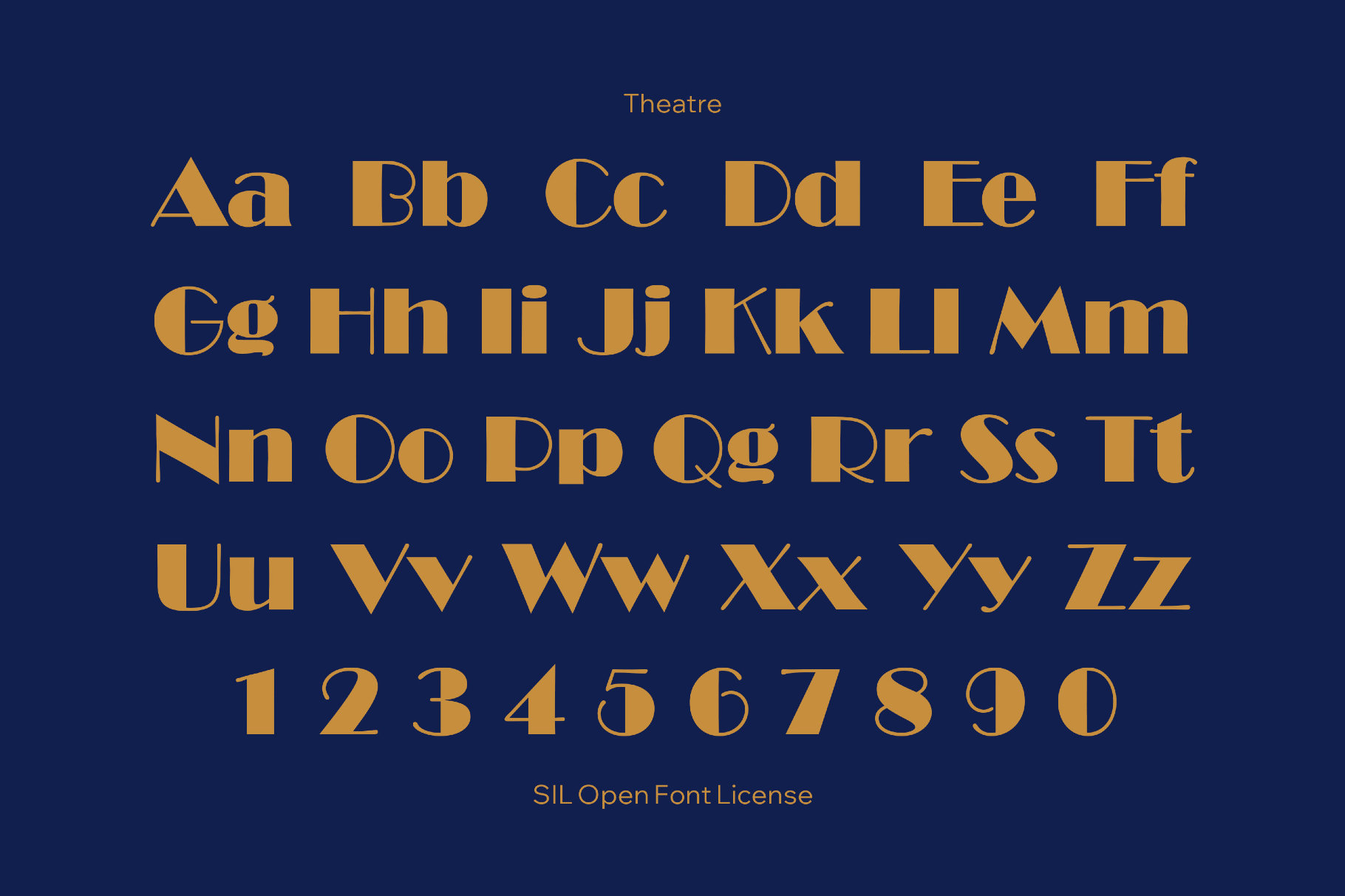 Theatre Broadway Font