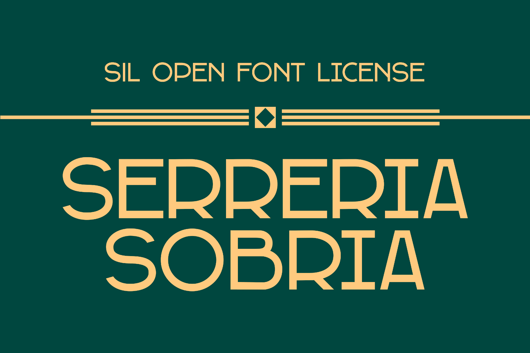 Serreria Sobria Font