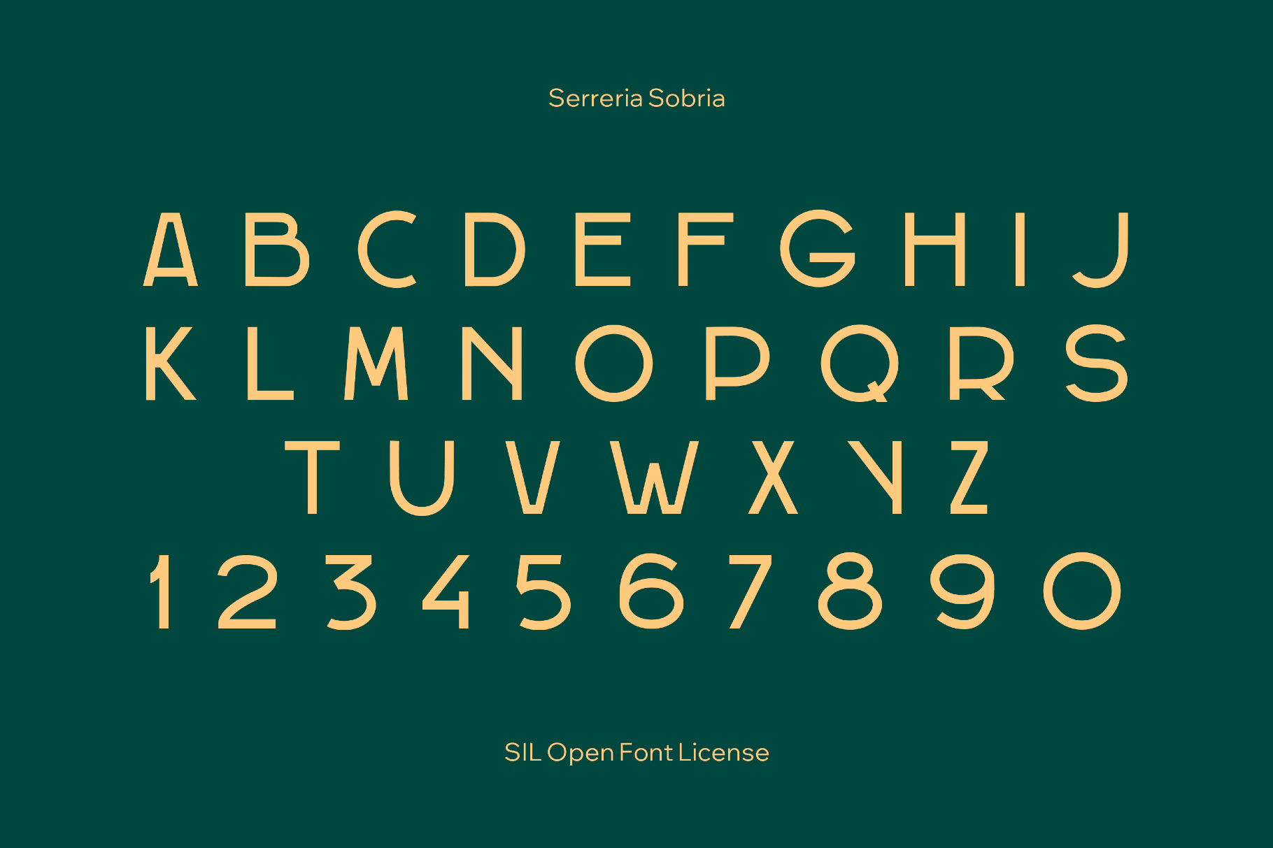 Serreria Sobria Font