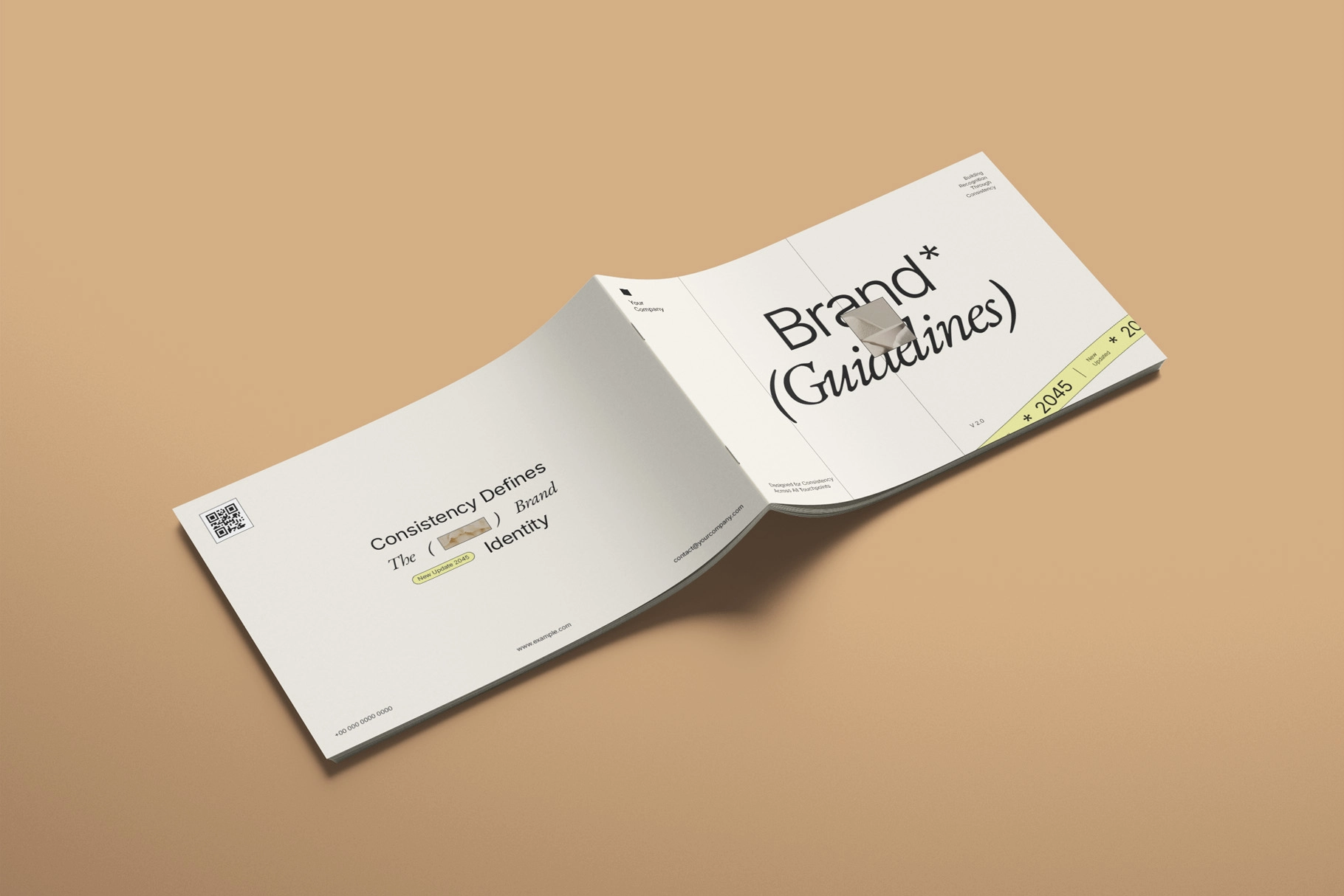 Brand Style Guidelines Template InDesign