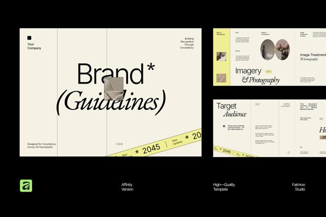 Brand Guidelines Affinity Template