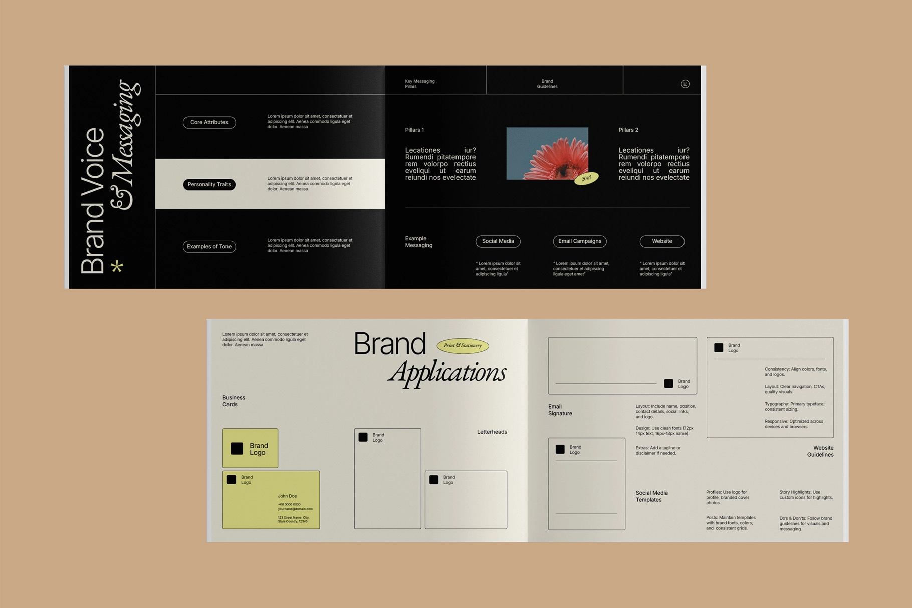Brand Guidelines Affinity Template