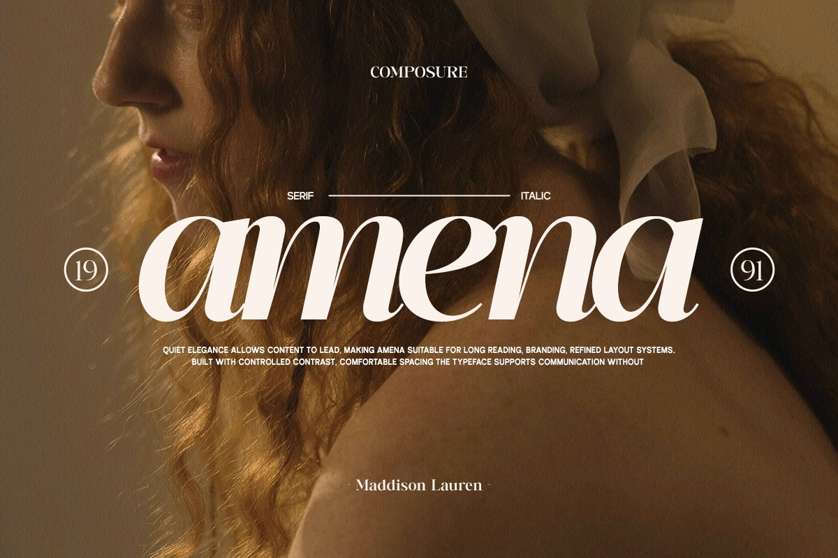 GC Backside Valley Elegant Modern Font