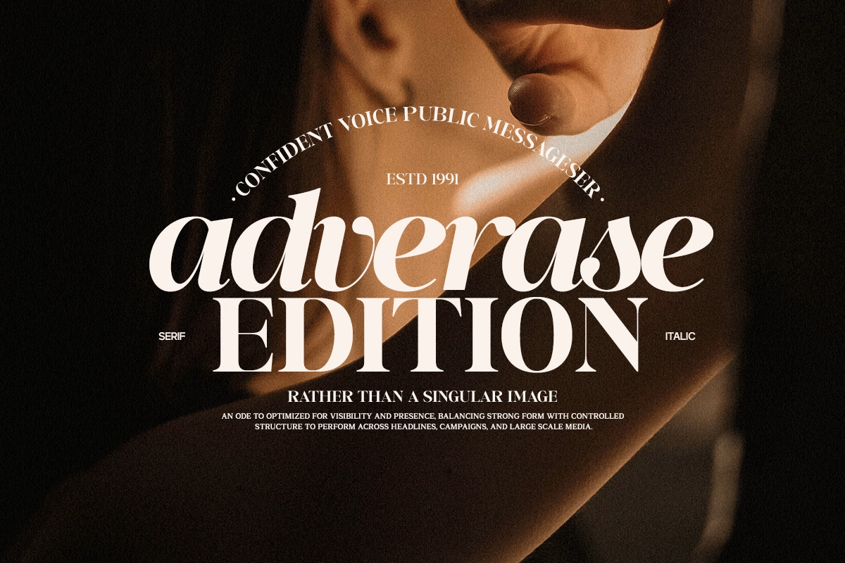 GC Backside Valley Elegant Modern Font