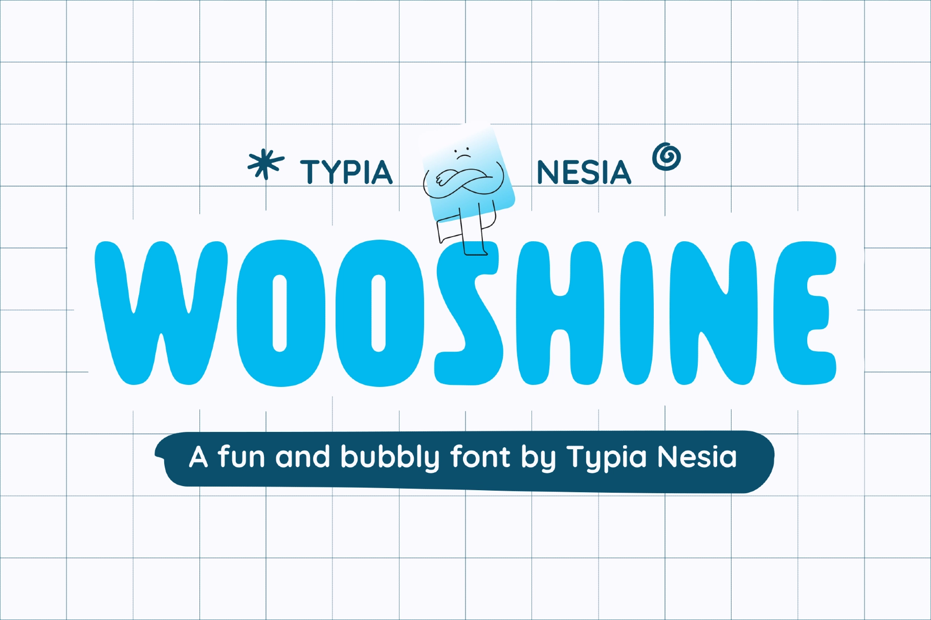Wooshine - Fun & Bubble Sans Font