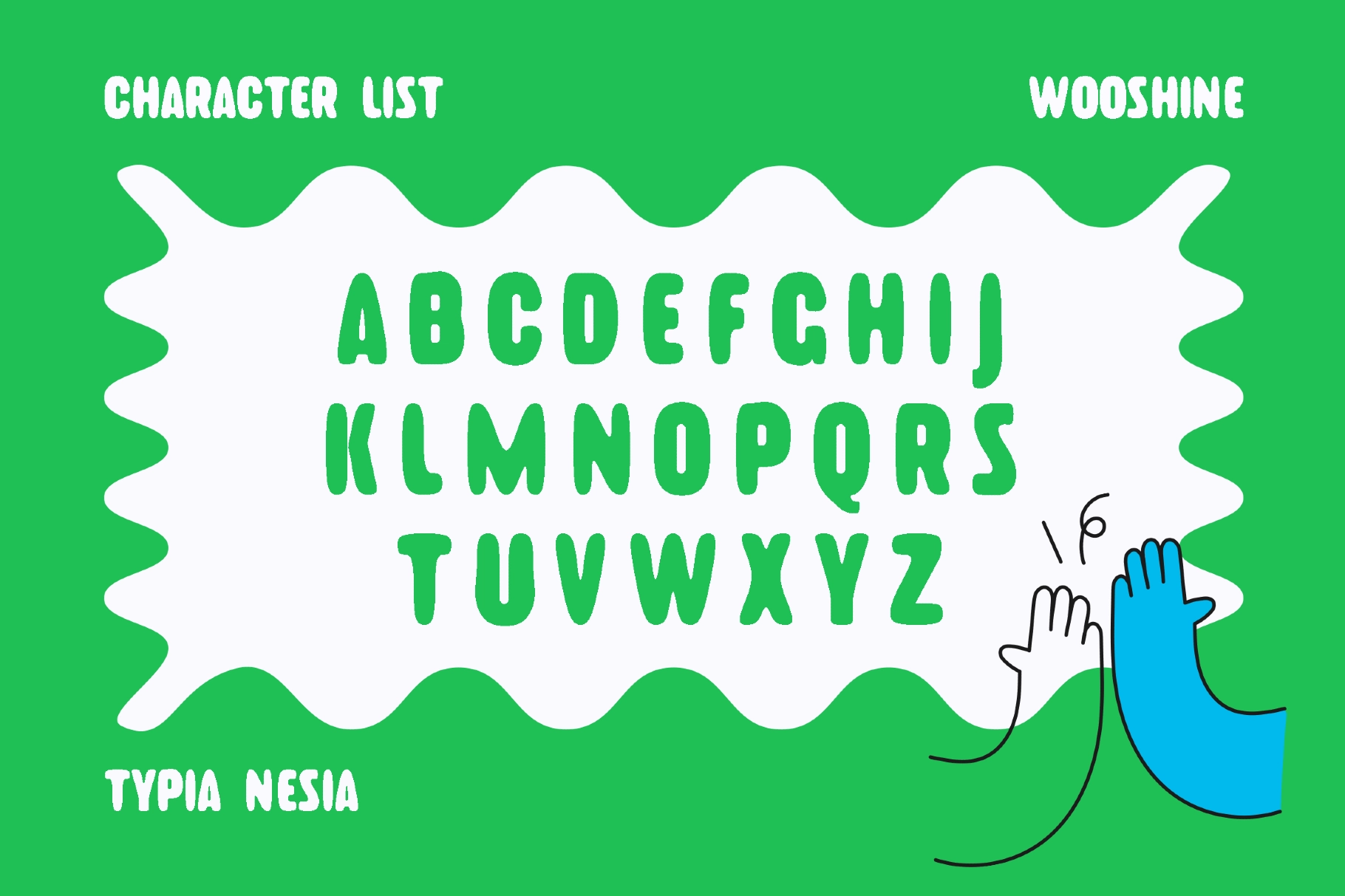 Wooshine - Fun & Bubble Sans Font