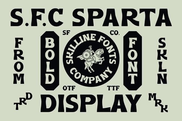 SFC Sparta Vintage Display Font