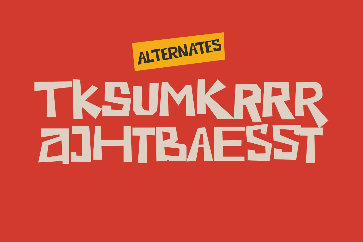 Nek Salma - Playful Display Font