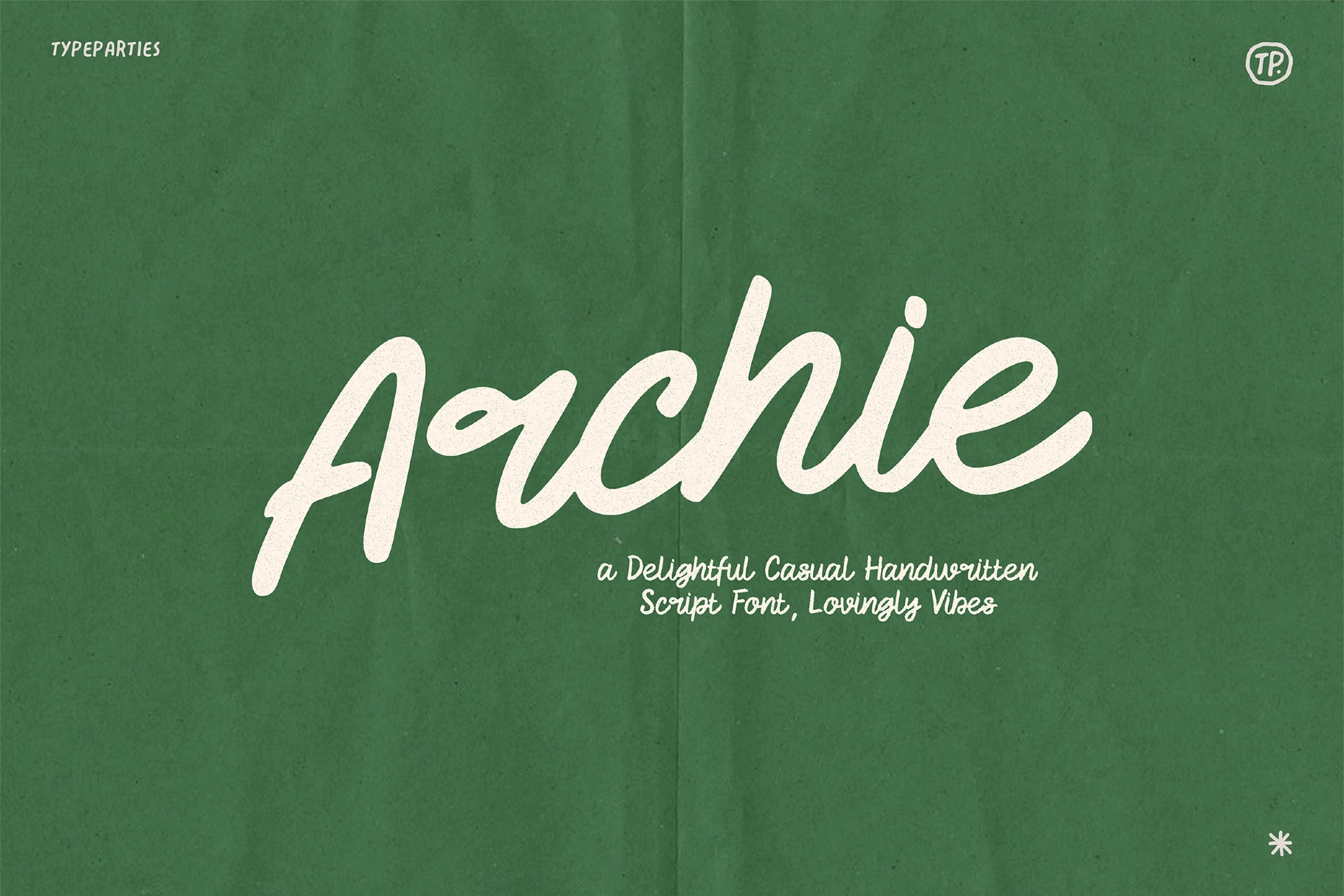 Archie Handwritten Script Font