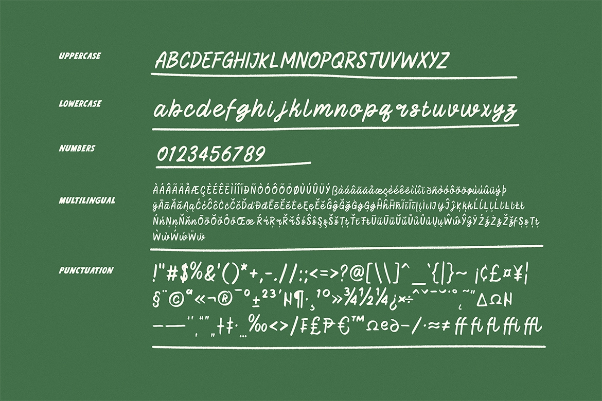 Archie Handwritten Script Font