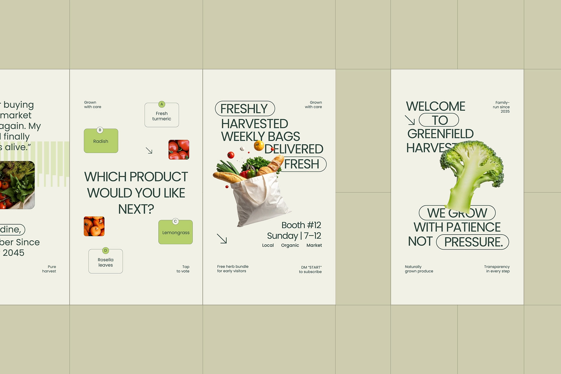 Groceries Instagram Pack (AI, PSD, EPS)