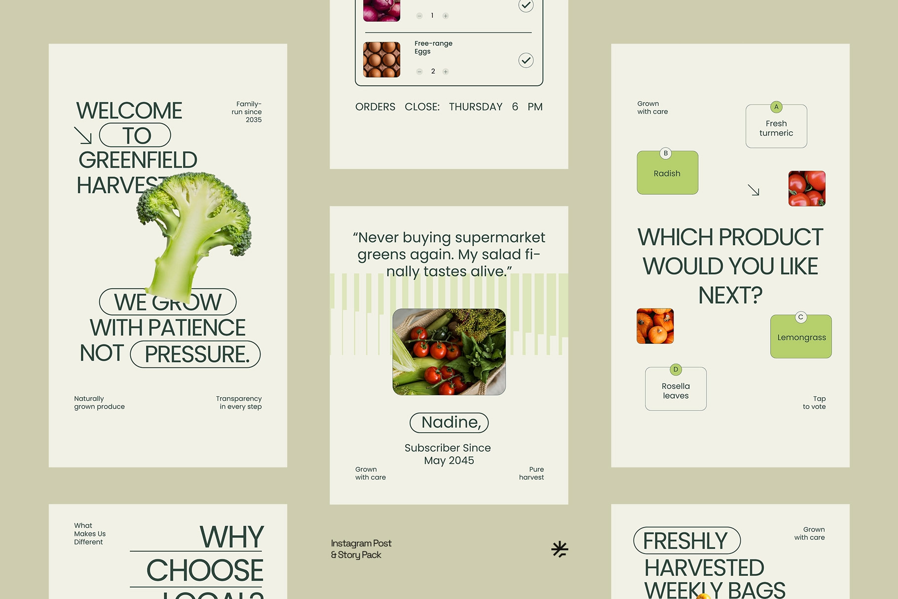 Groceries Instagram Pack for Affinity