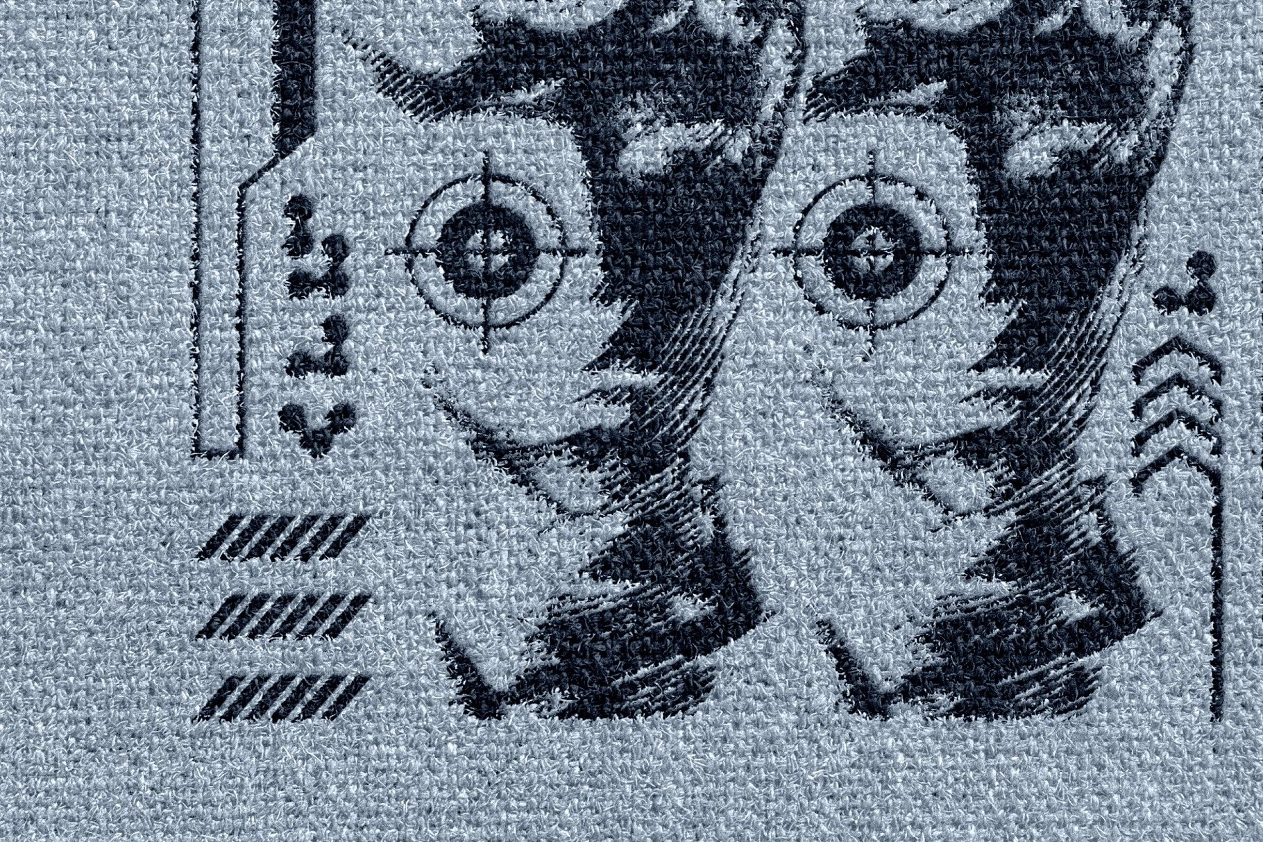 Canvas Fabric Print Mockup