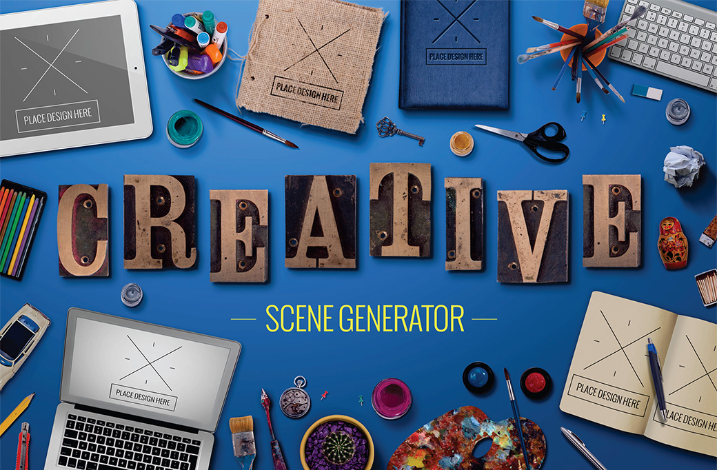 Scary animated underwater scene generator - create GIF from PSD template
