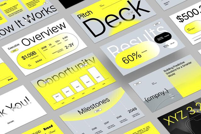 YEELO - Modern Pitch Deck Google Slides Template