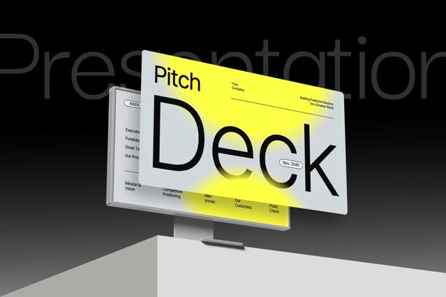 Interactive Morph Modern Pitch Deck Powerpoint