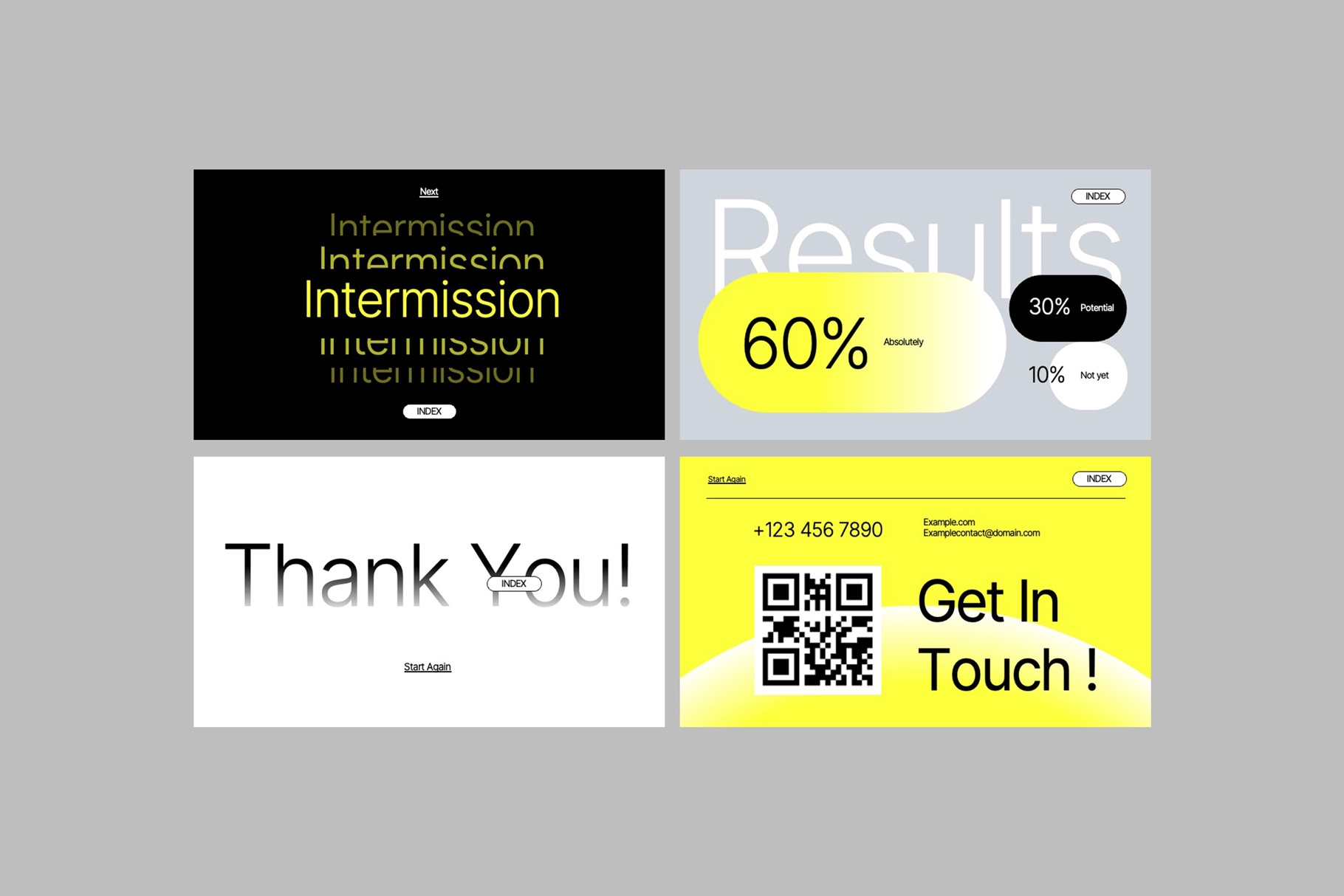 Interactive Morph Modern Pitch Deck Powerpoint