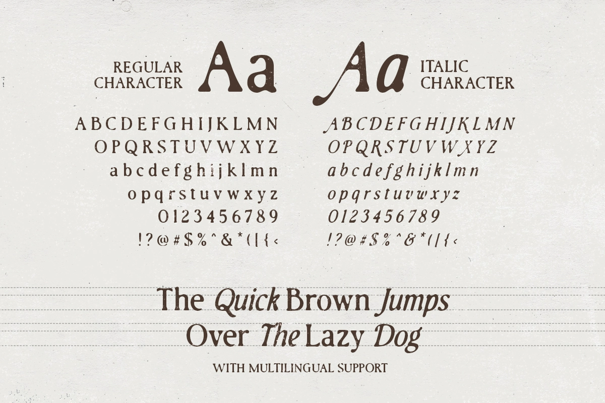 Vintage Rhyme Organic Serif
