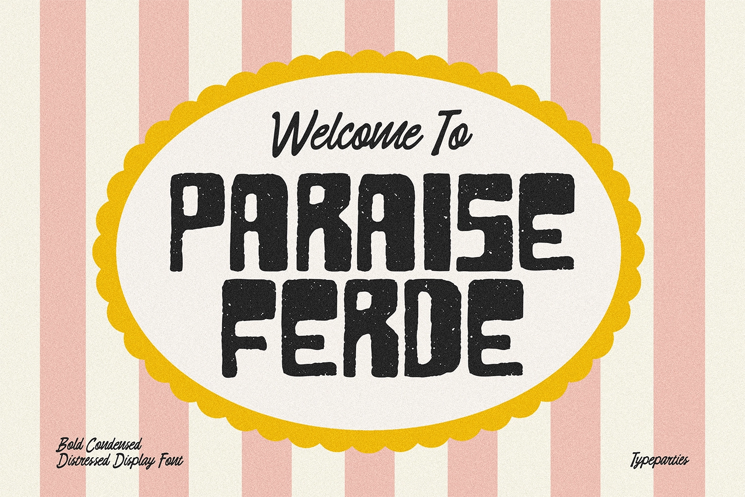 Paraise - Bold Condensed Font