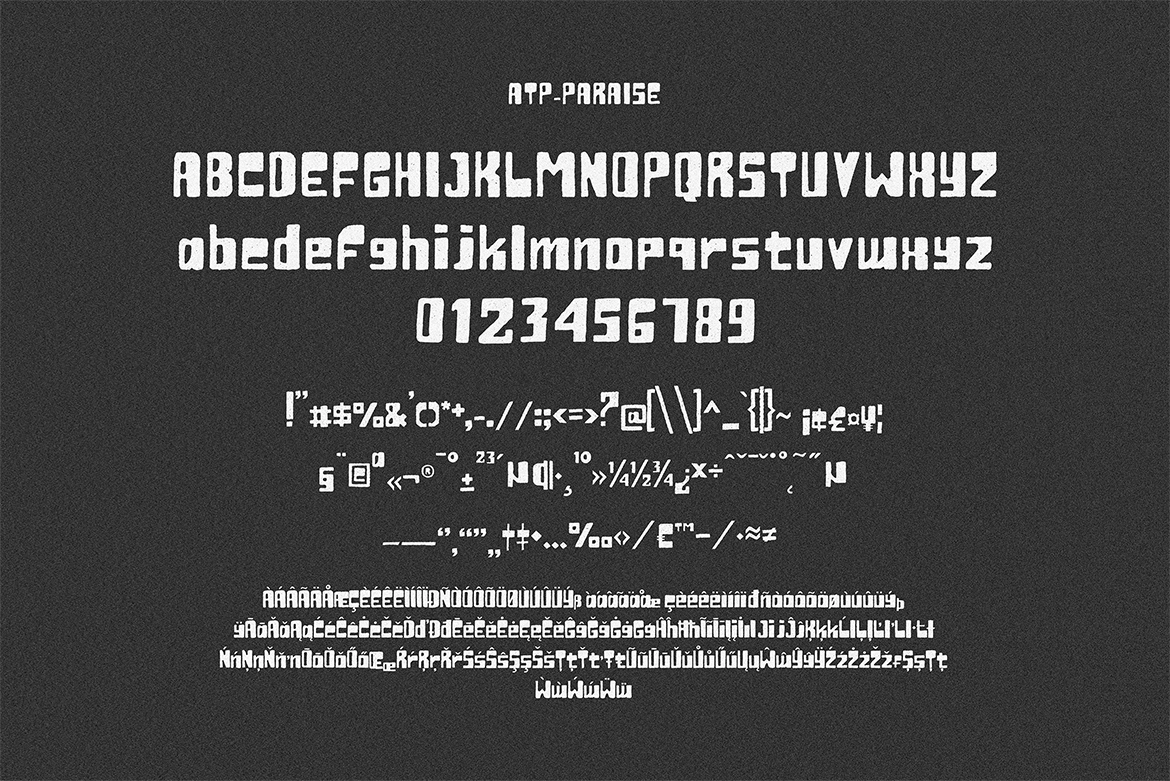 Paraise - Bold Condensed Font