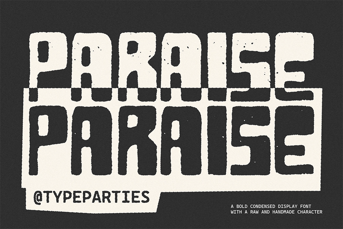 Paraise - Bold Condensed Font