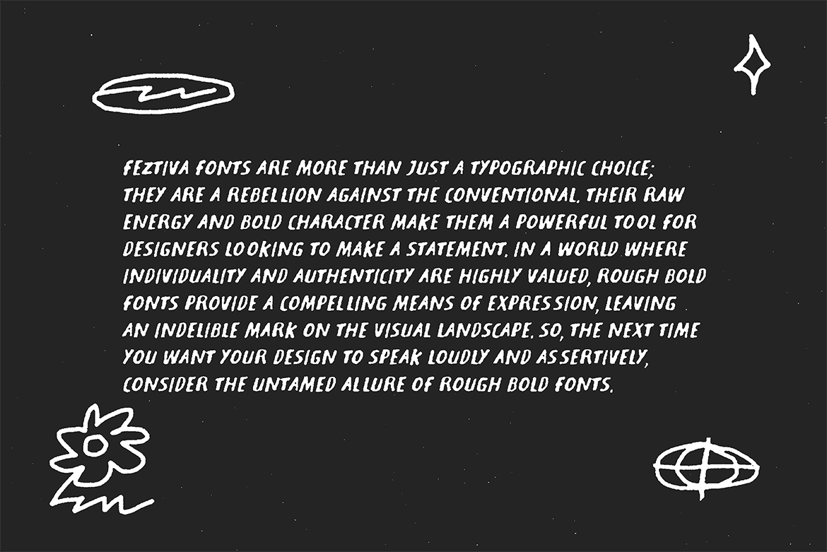 Feztiva - Rough Marker Font