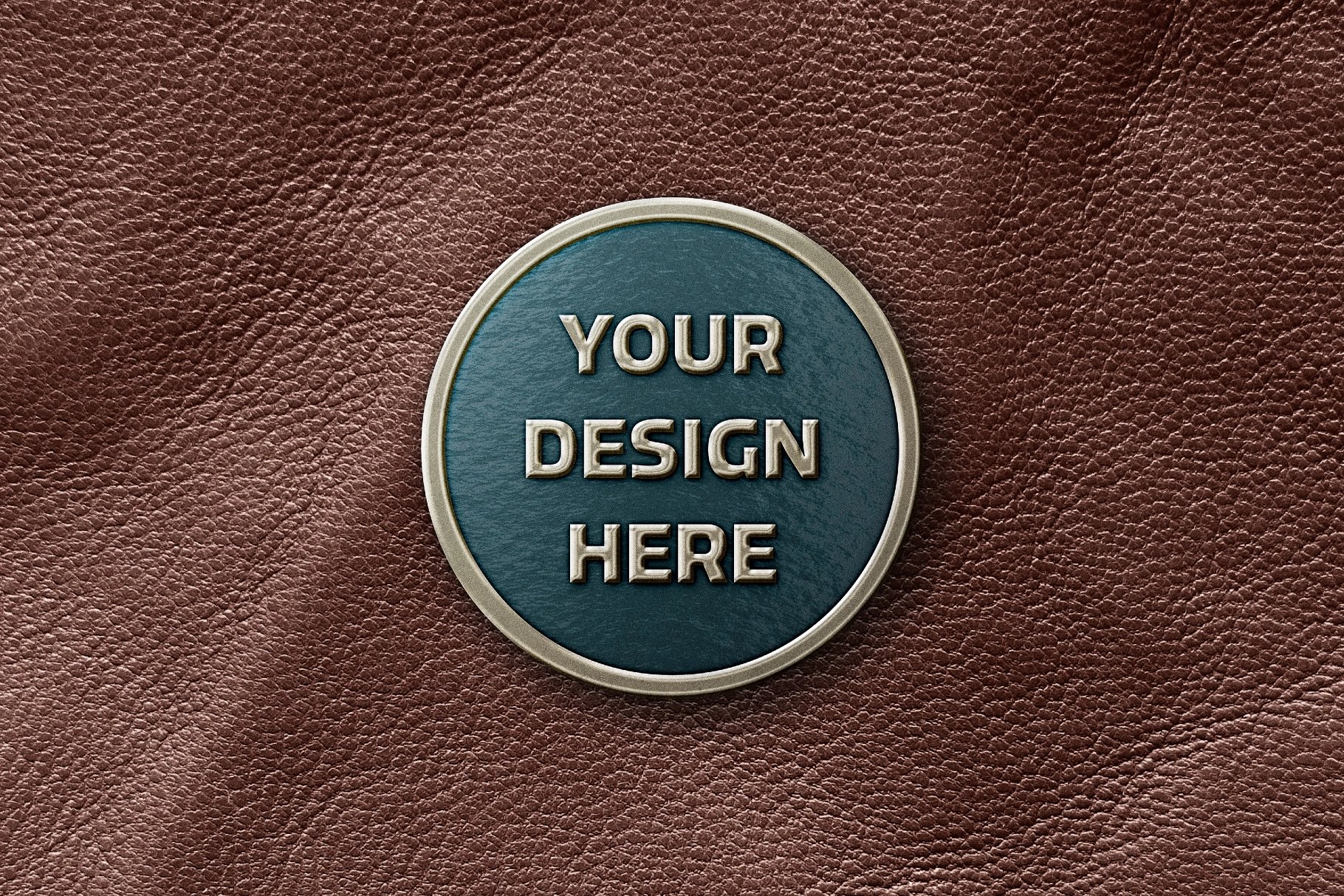 Logo Enamel Pin Mockup