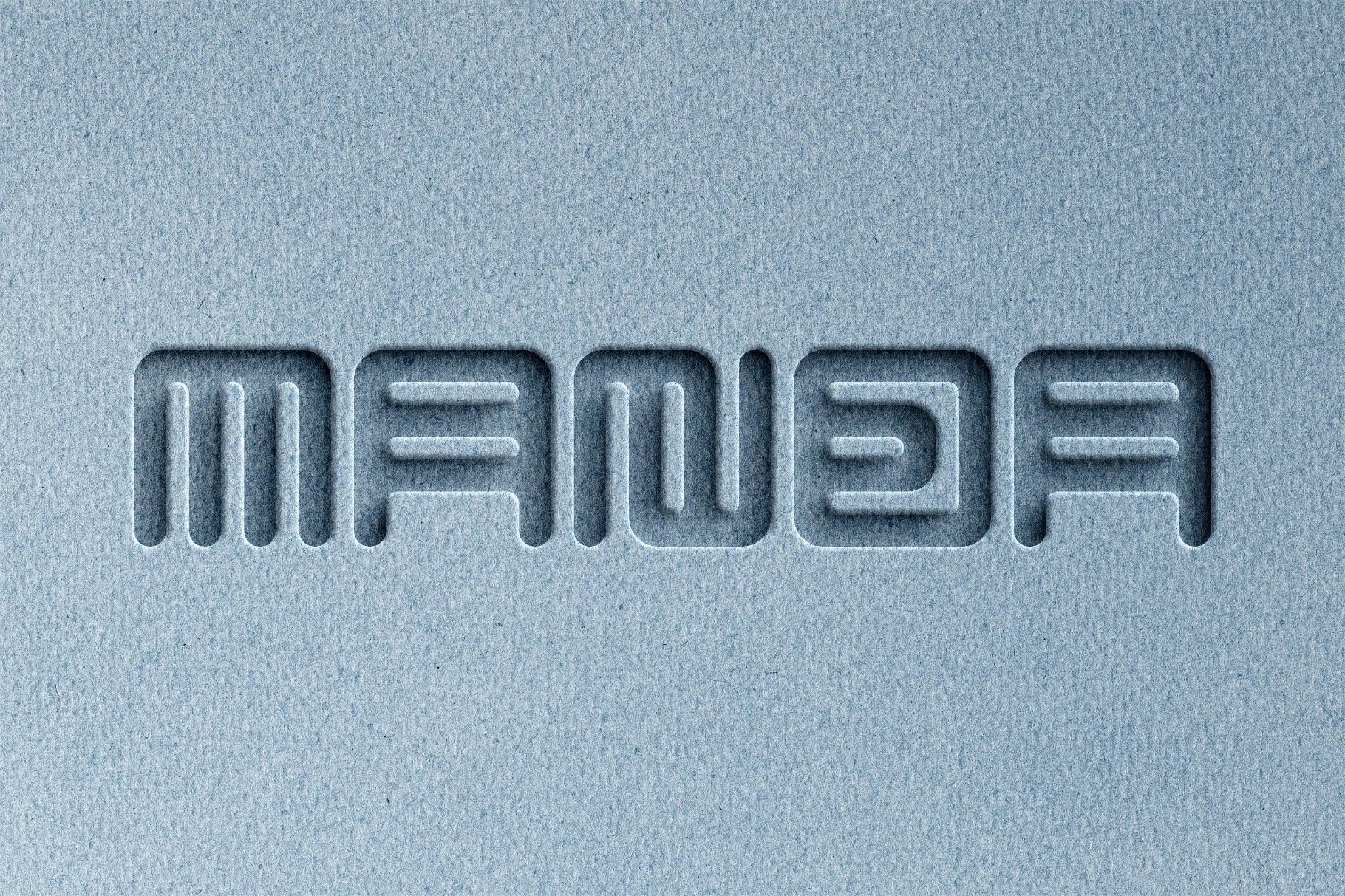 Paper Logo Cutout Mockup