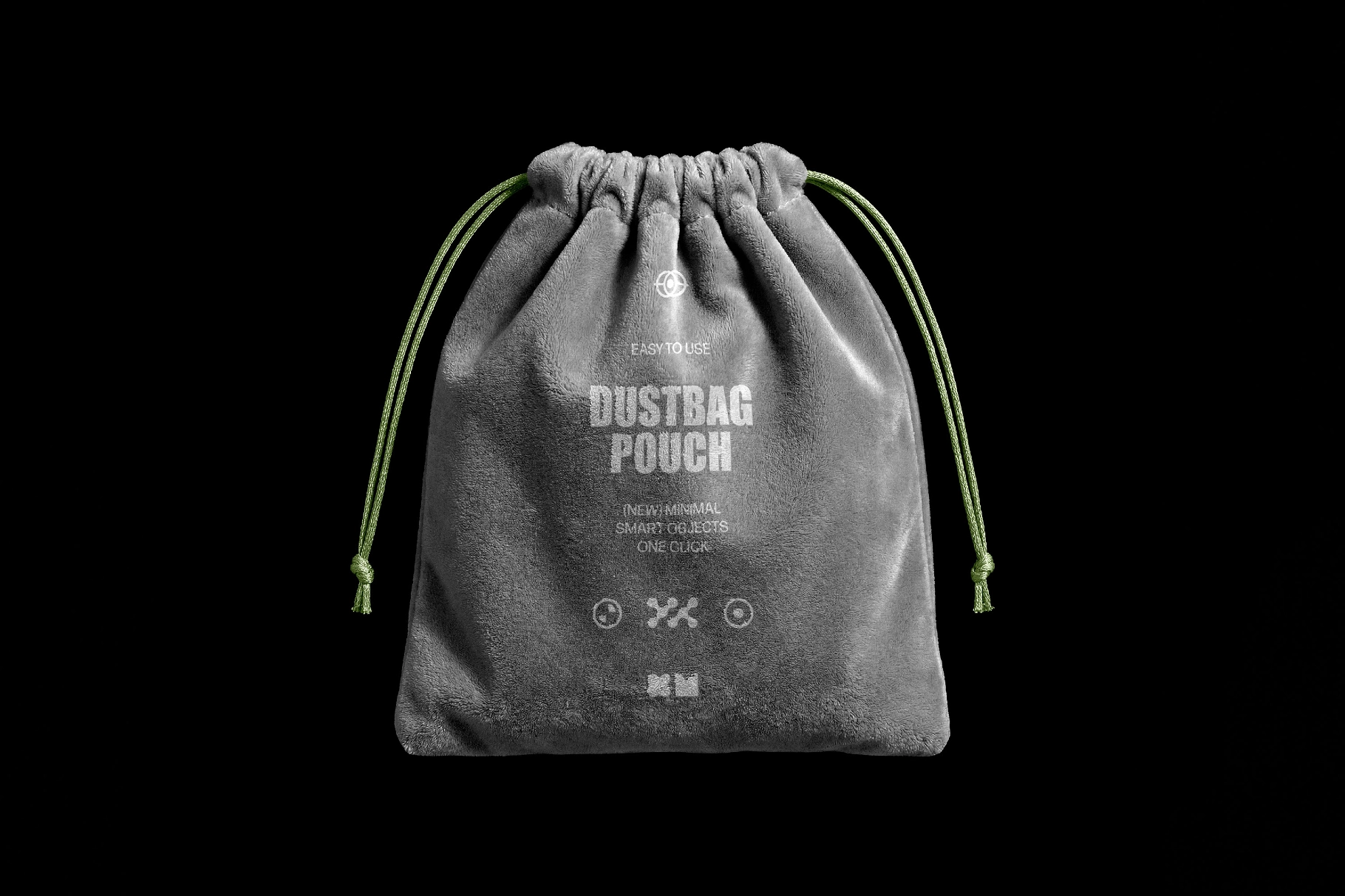 Plush Dust Bag Mockup