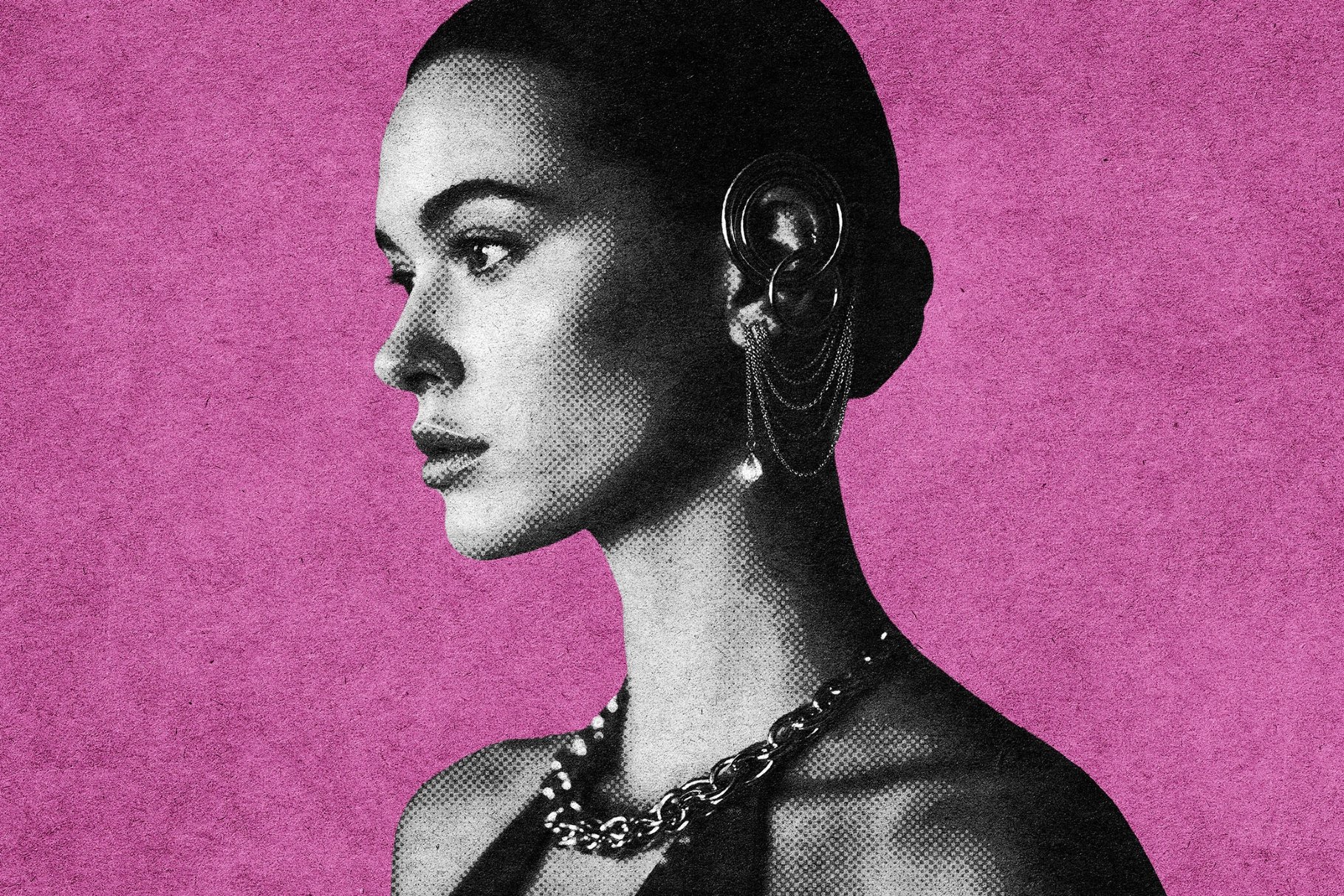 Vintage Halftone Photo Effect