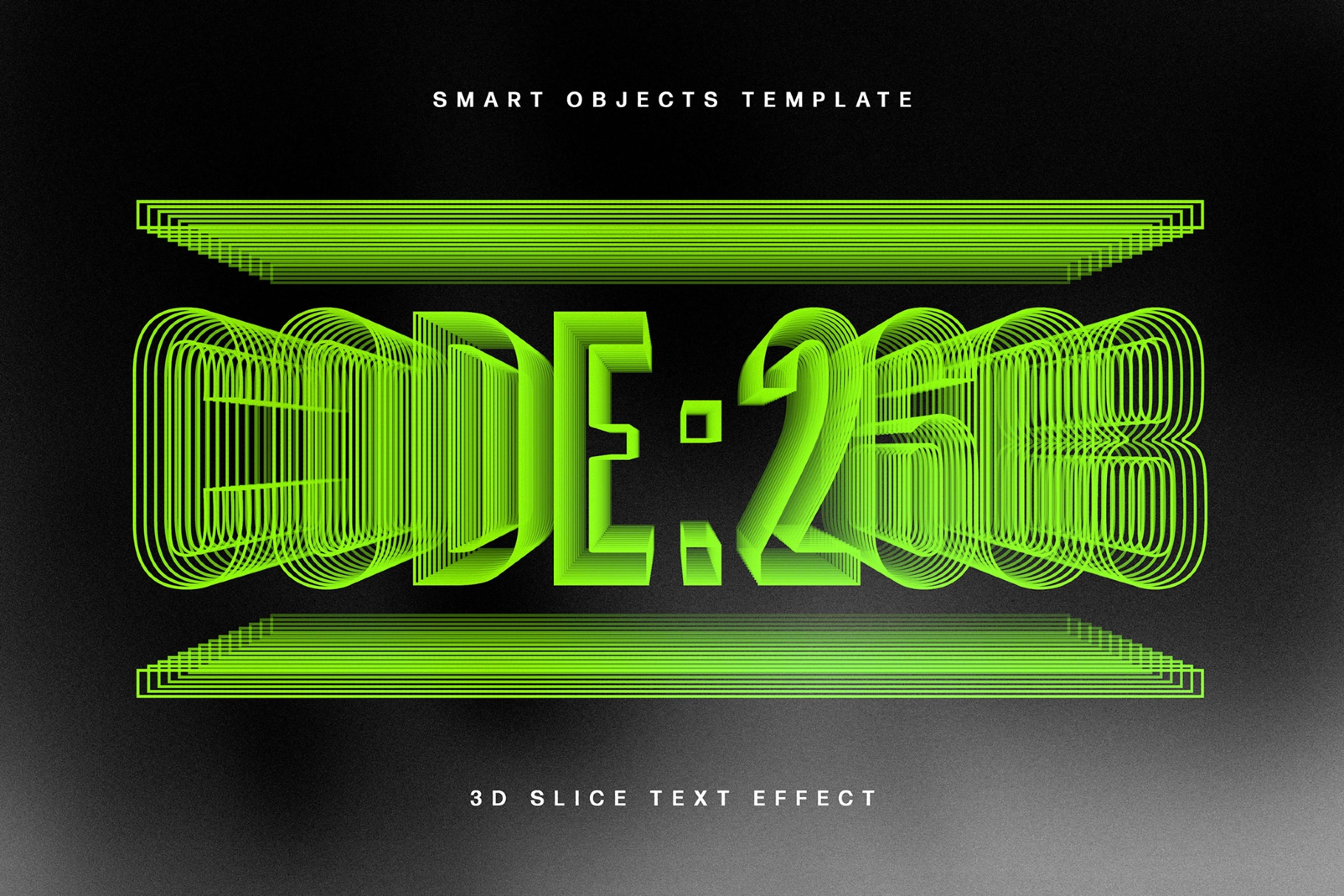3D Slice Text Effect