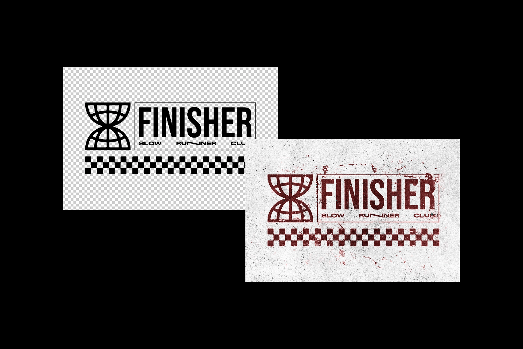 Smudge Grunge Print Text Effect