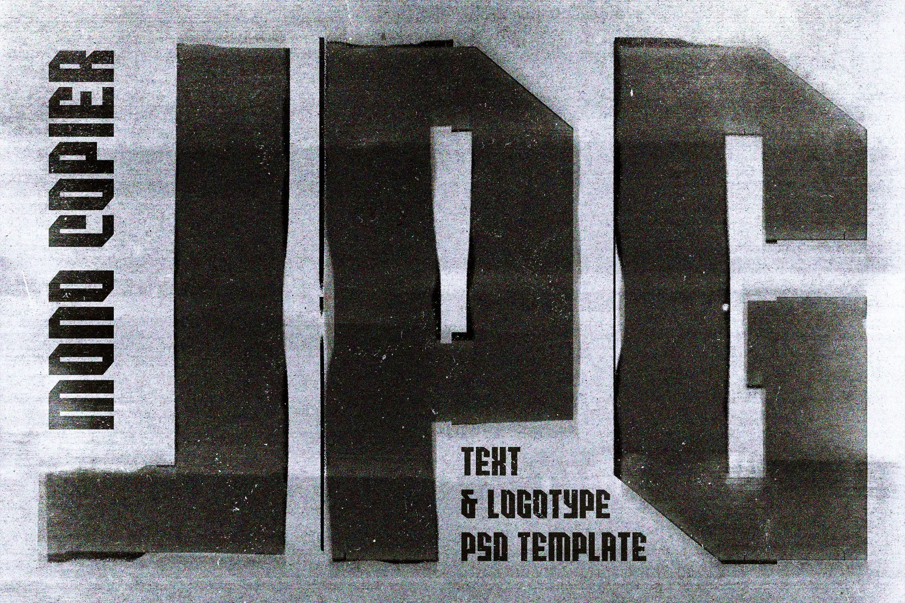 Mono Copier Text Effect