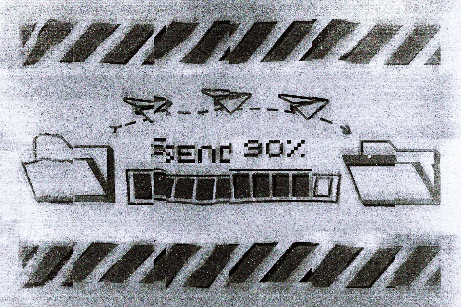 Mono Copier Text Effect