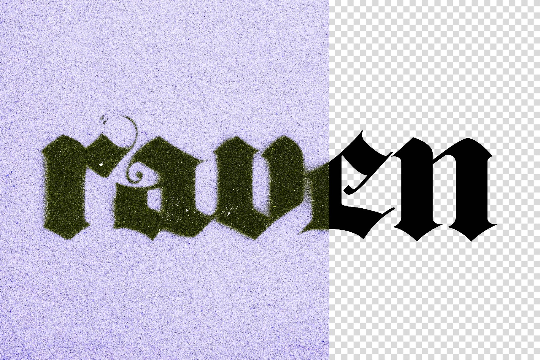 Dirty Ink Print Text Effect