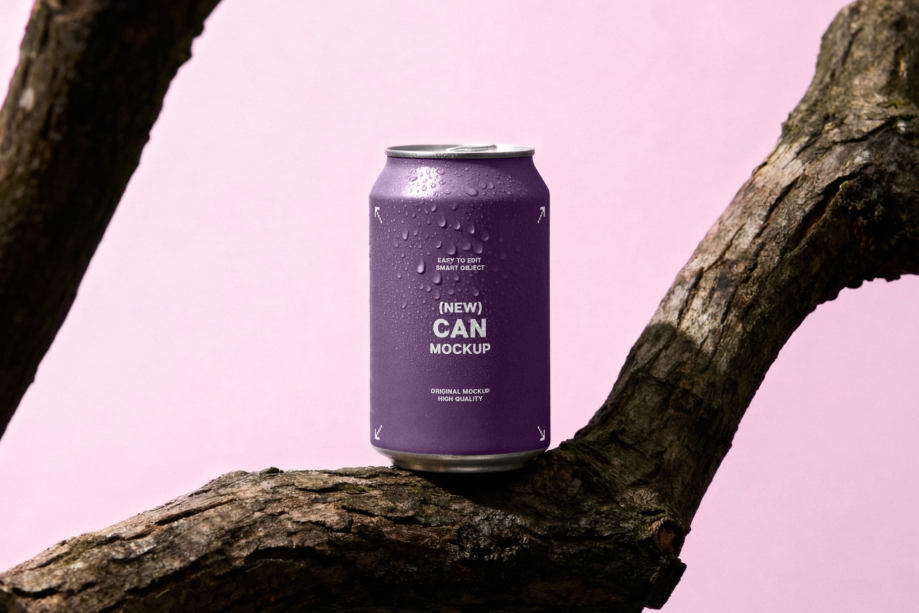 Aluminum Beverage Can Mockup