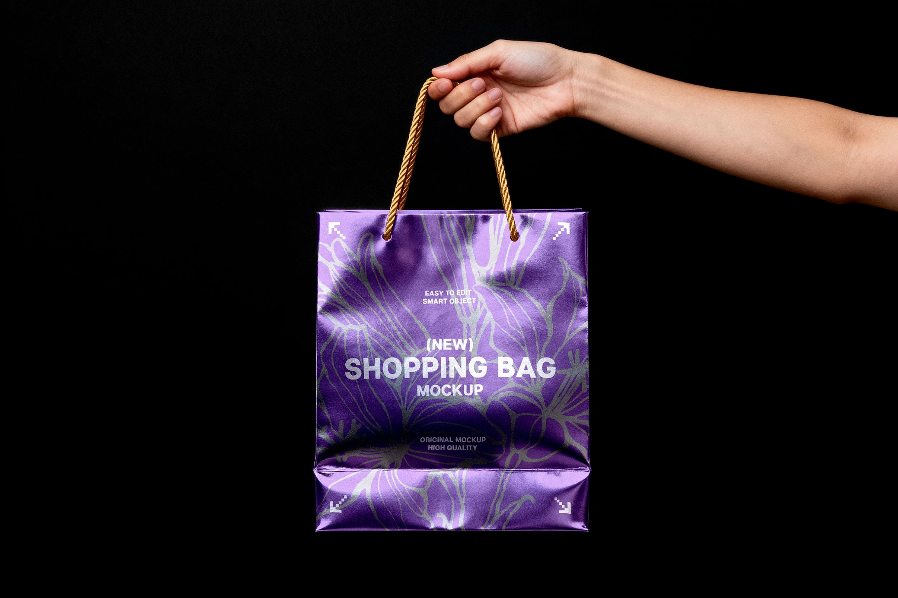 Rope Handle Shopping Bag Mockup