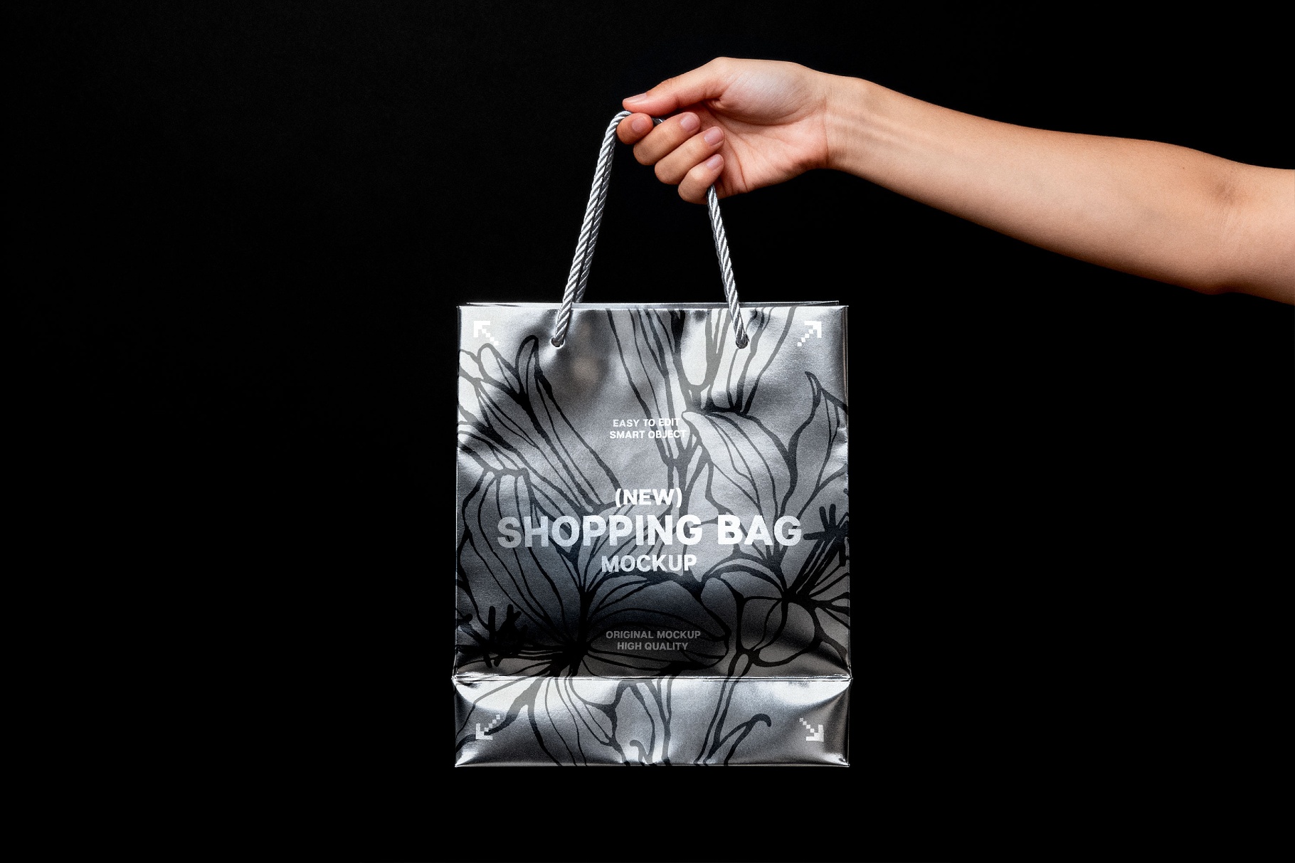 Rope Handle Shopping Bag Mockup