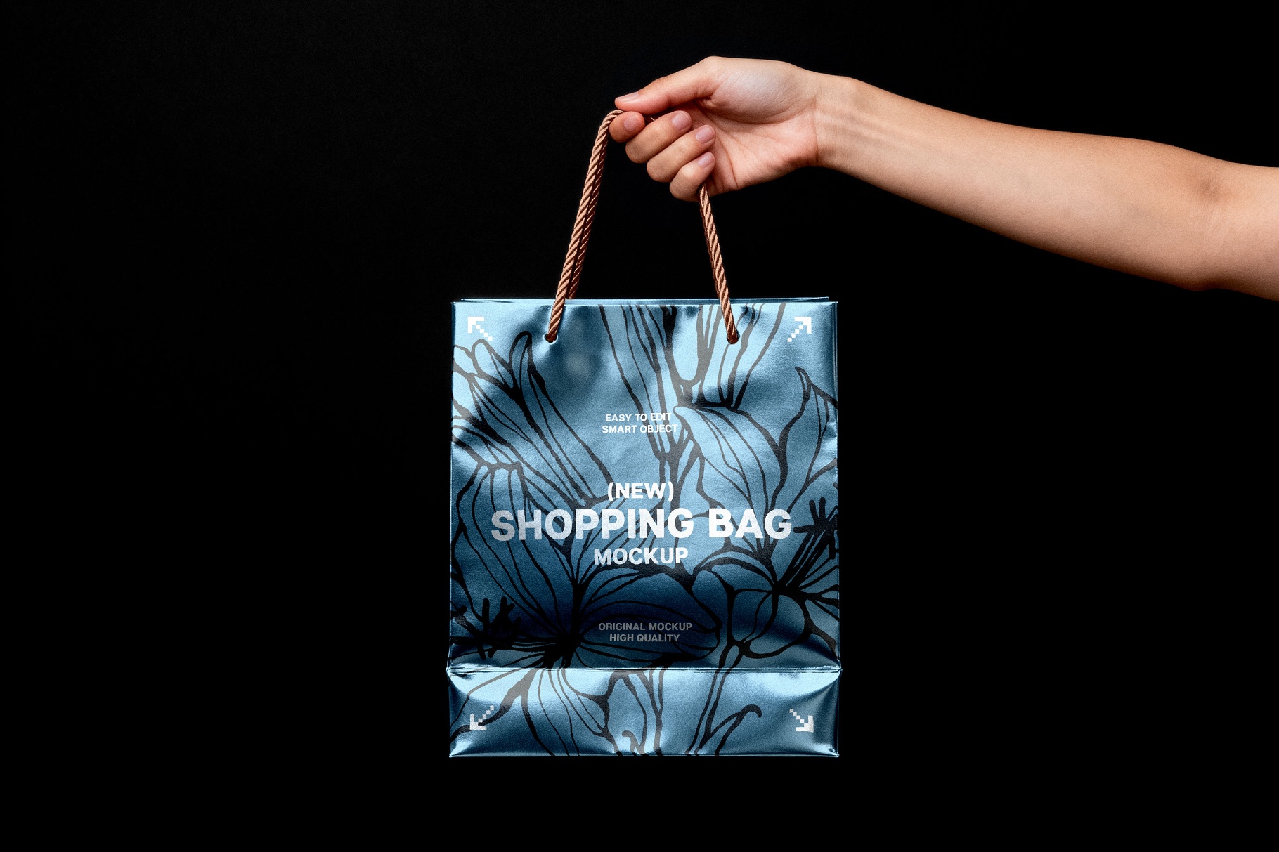 Rope Handle Shopping Bag Mockup