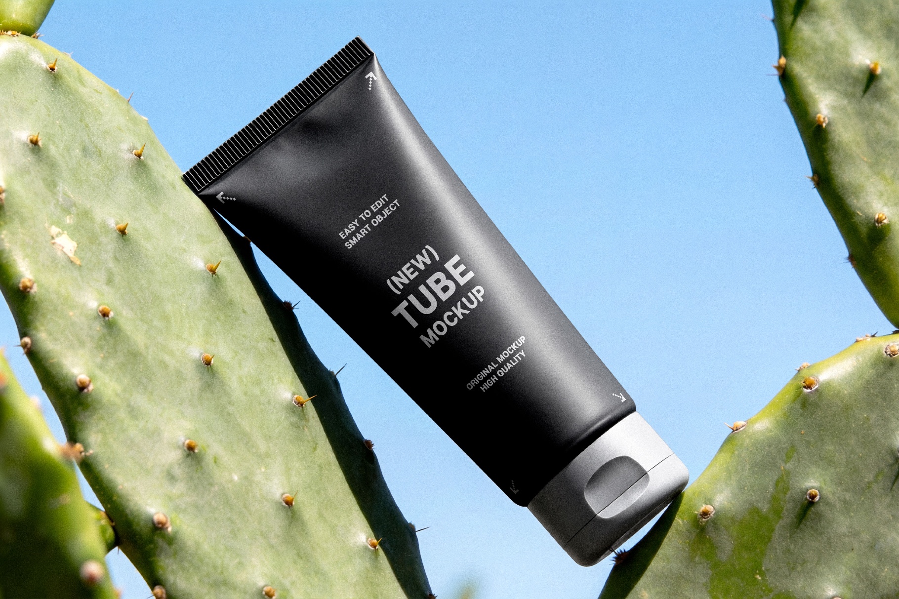 Skincare Tube Packaging Mockup