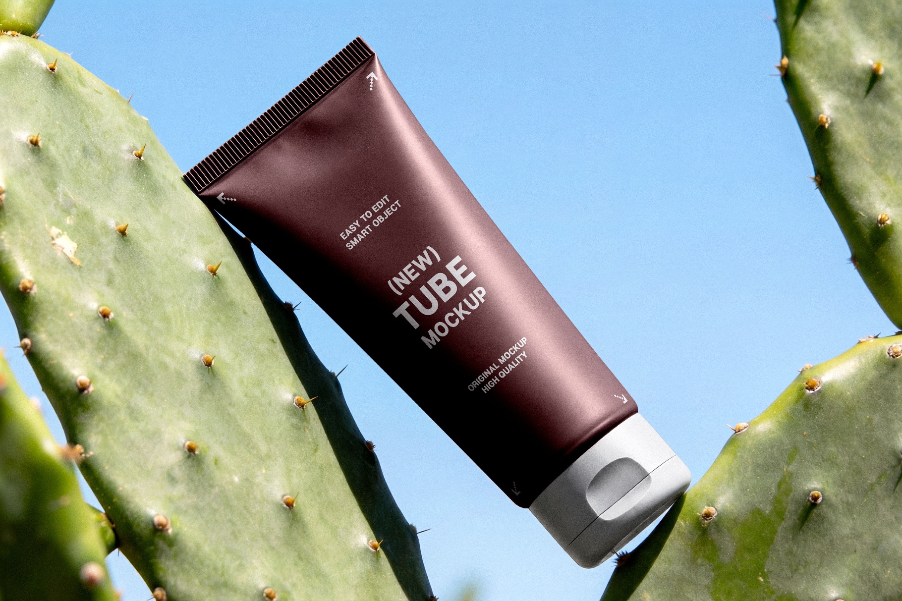 Skincare Tube Packaging Mockup