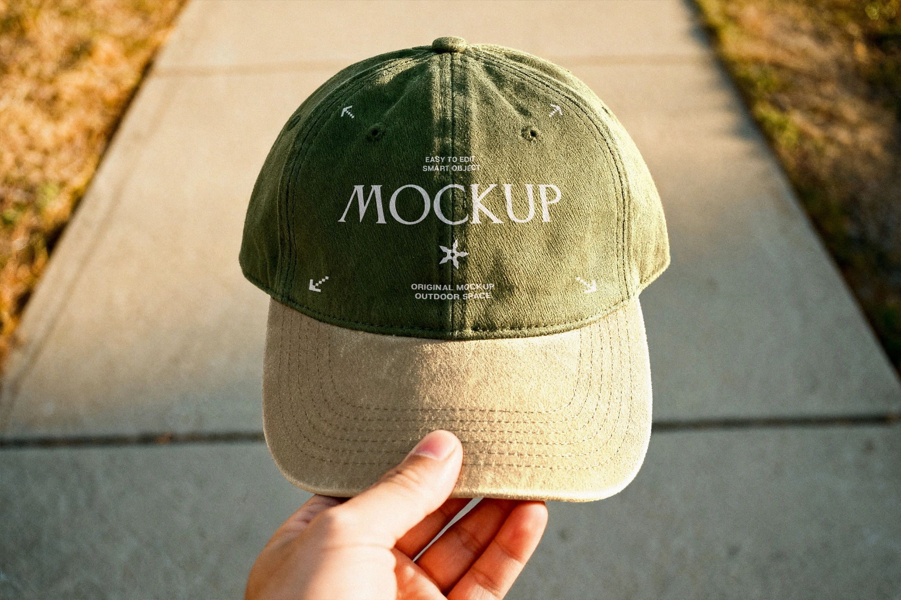 Outdoor Baseball Cap Mockup