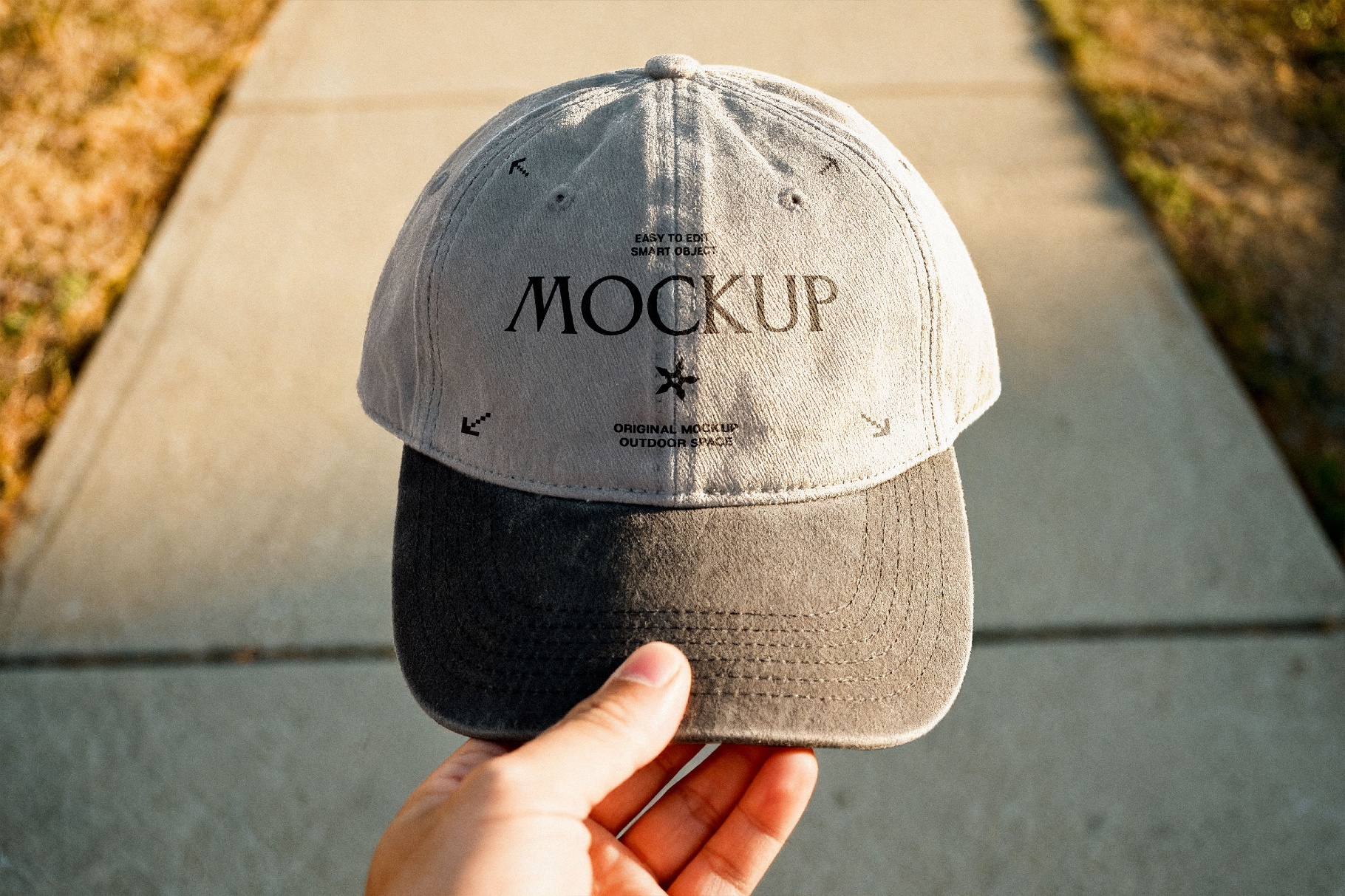 Outdoor Baseball Cap Mockup