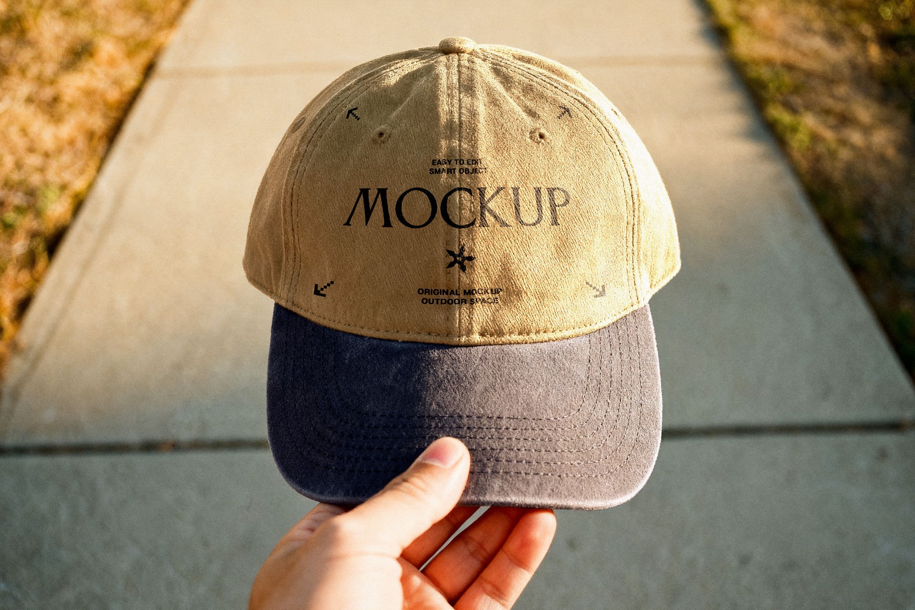 Outdoor Baseball Cap Mockup