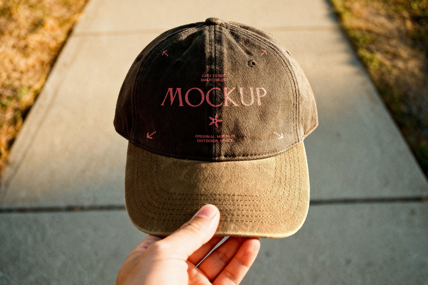 Outdoor Baseball Cap Mockup