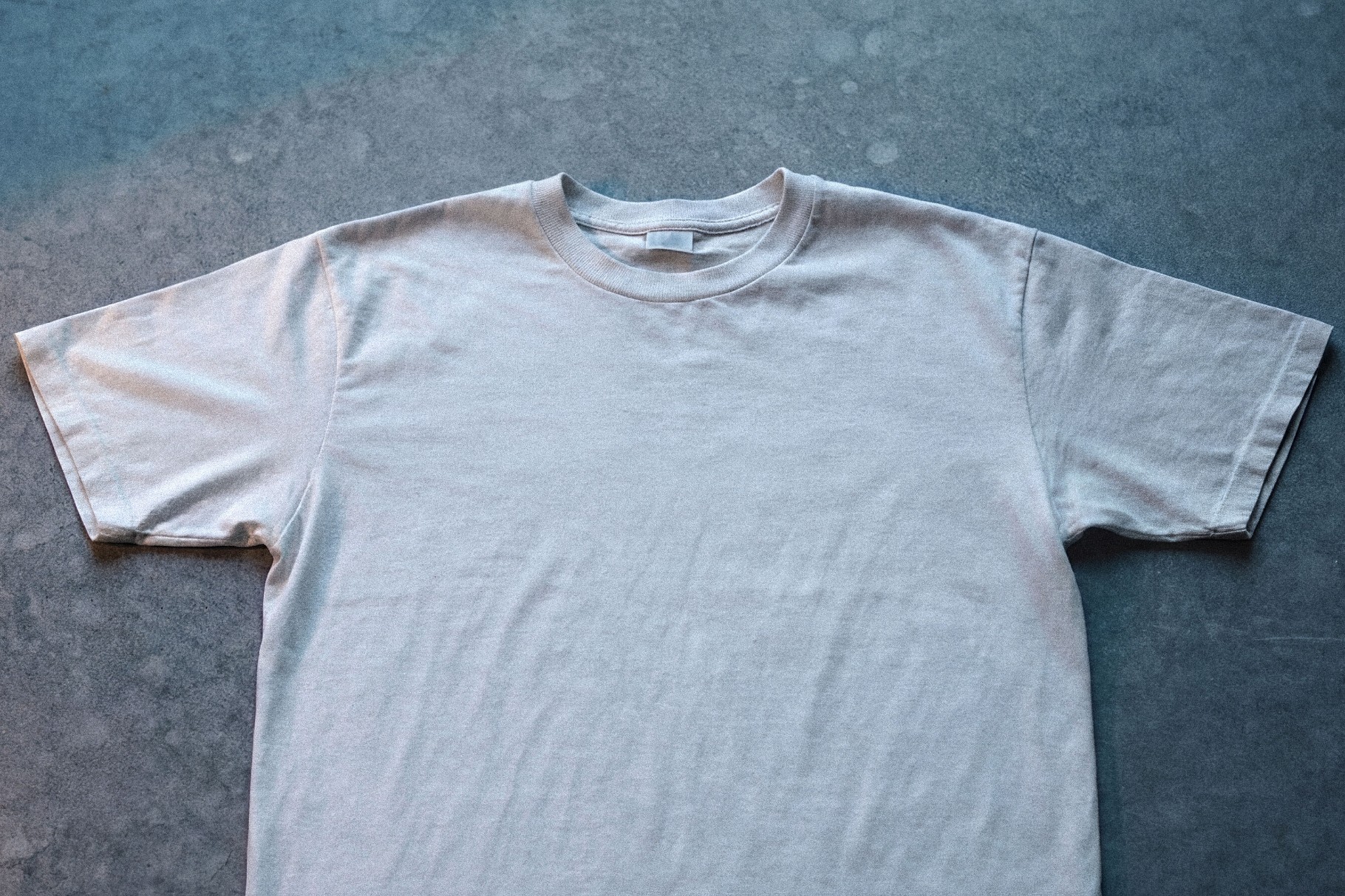 Top View T-Shirt Mockup | Flat Lay Scene