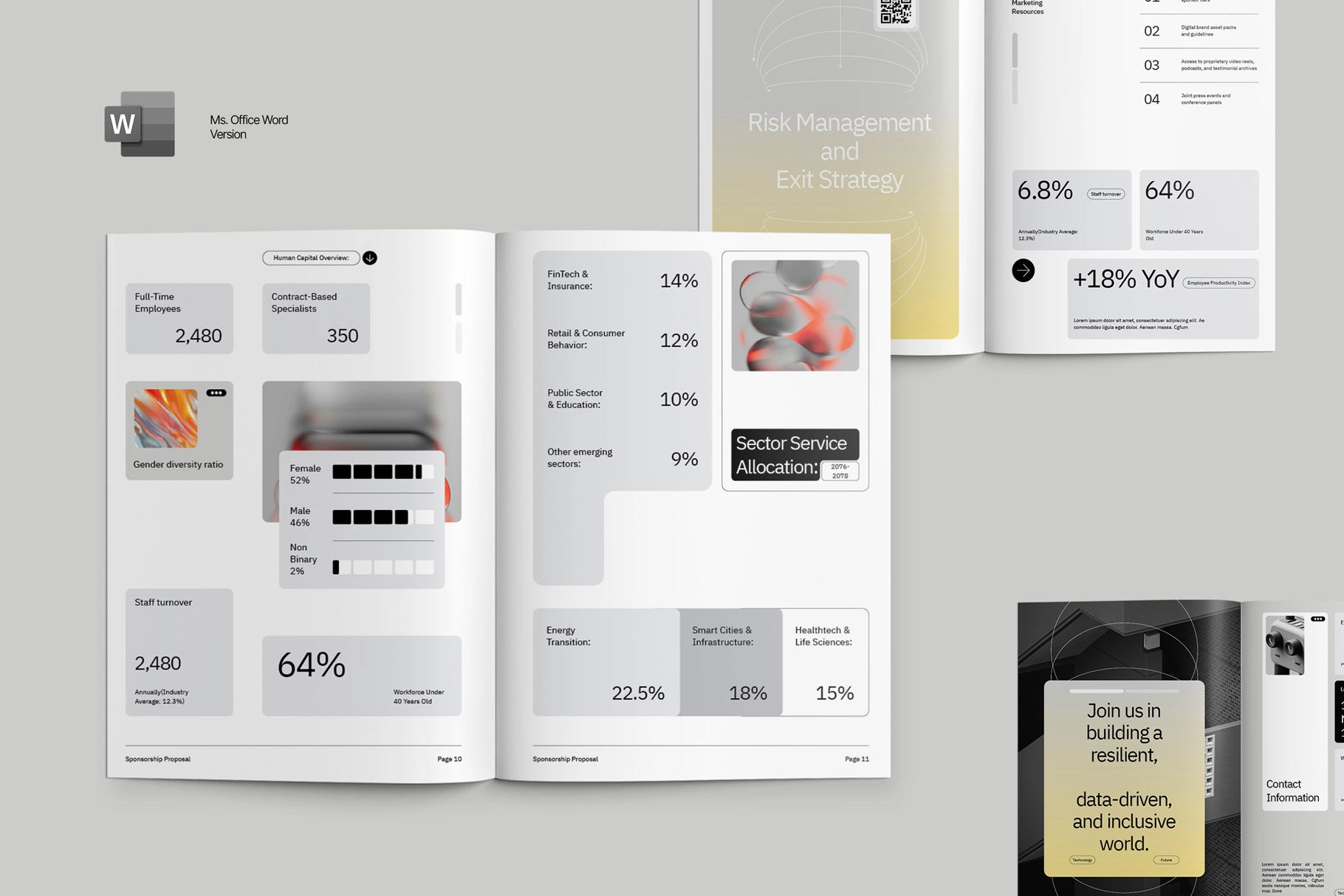 Sponsorship & Partnership Proposal Word Template