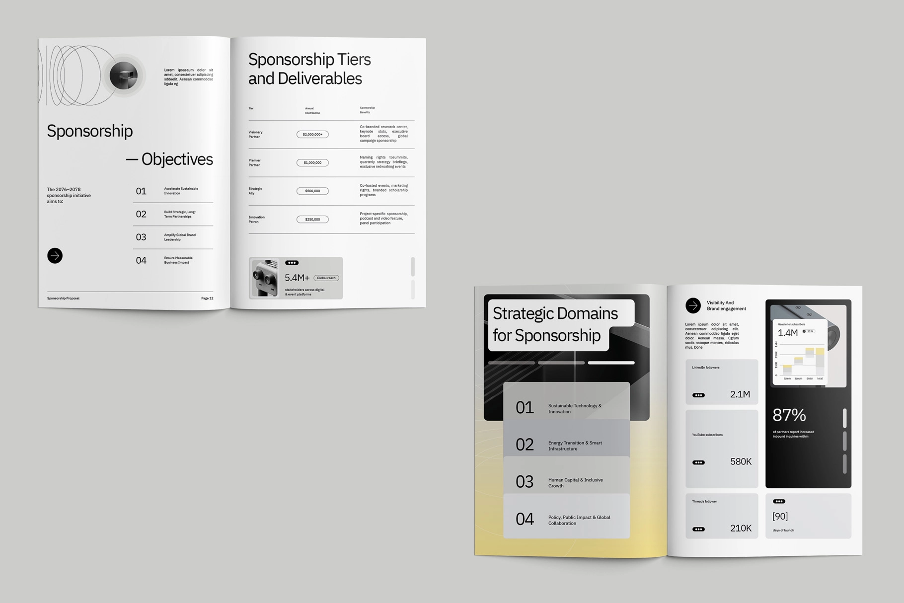 Sponsorship & Partnership Proposal Word Template